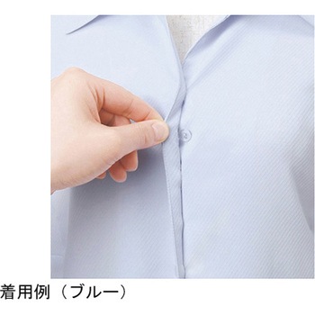 ENJOY シャツブラウス Softkarseystretch ホワイト ESB405シリーズ カーシーカシマ