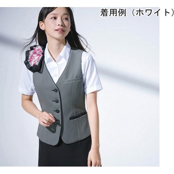 ENJOY シャツブラウス Softkarseystretch ホワイト ESB405シリーズ カーシーカシマ