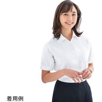 ENJOY シャツブラウス Softkarseystretch ホワイト ESB405シリーズ カーシーカシマ