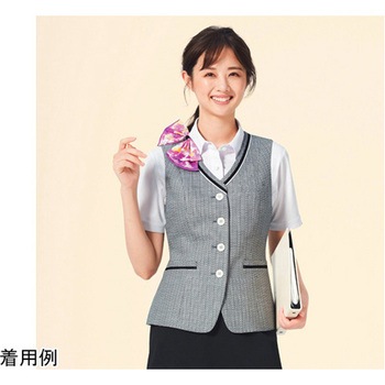 ENJOY シャツブラウス Softkarseystretch ホワイト ESB405シリーズ カーシーカシマ