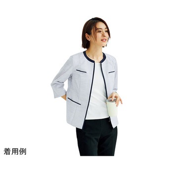 ENJOY ジャケット ライトグレー ESJ889シリーズ カーシーカシマ