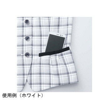 ENJOY ベスト AIR MESH CHECK ブラック ESV662シリーズ カーシーカシマ