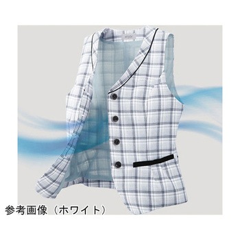 ENJOY ベスト AIR MESH CHECK ブラック ESV662シリーズ カーシーカシマ