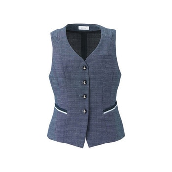 ENJOY ベスト 美スラッとSuitsAg グレー ESV664シリーズ カーシーカシマ