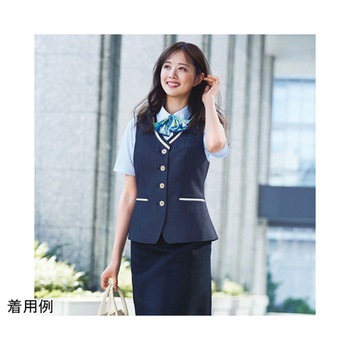 ENJOY ベスト PURETWEED ネイビー ESV705シリーズ カーシーカシマ