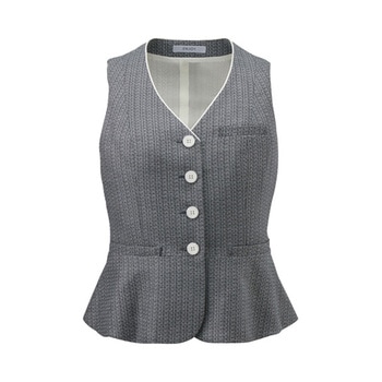 ENJOY ベスト PURETWEED グレー ESV705シリーズ カーシーカシマ