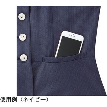 ENJOY ベスト PURETWEED グレー ESV705シリーズ カーシーカシマ