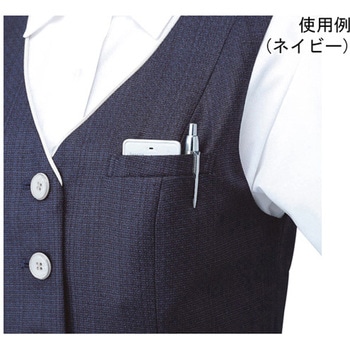 ENJOY ベスト PURETWEED グレー ESV705シリーズ カーシーカシマ