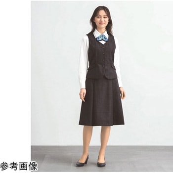 ENJOY 長袖シャツブラウス TRICOT KNIT KERSEY ブルー EWB690シリーズ カーシーカシマ