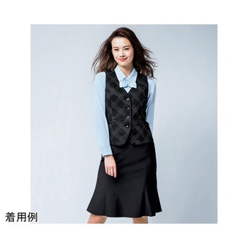 ENJOY シャツブラウス TRICOT KNIT KERSEY ブルー EWB692シリーズ カーシーカシマ