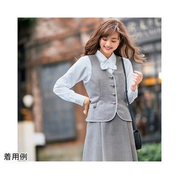 ENJOY シャツブラウス TRICOT KNIT KERSEY ホワイト EWB692シリーズ カーシーカシマ