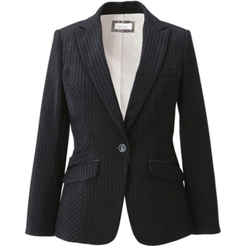 ENJOYNoir ジャケット Beauty keep Suits ブラックストライプ EAJ671シリーズ - カーシーカシマ