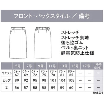ENJOYNoir スカート NAS036シリーズ カーシーカシマ