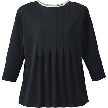 ENJOYNoir 七分袖プルオーバー 前後2WAY ブラック NWT039シリーズ カーシーカシマ