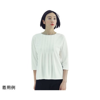 ENJOYNoir 七分袖プルオーバー 前後2WAY ホワイト NWT039シリーズ カーシーカシマ