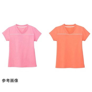 HEARTGREEN VネックTシャツ マンゴーオレンジ HM1589シリーズ カーシーカシマ