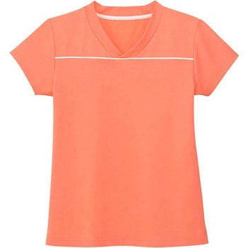 HEARTGREEN VネックTシャツ マンゴーオレンジ HM1589シリーズ - カーシーカシマ