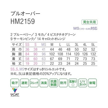 HEARTGREEN ポロシャツ V-CAT ITEM ピスタチオグリーン HM2159シリーズ カーシーカシマ