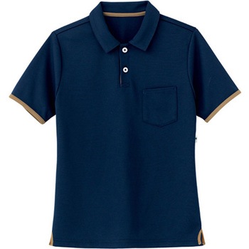 HEARTGREEN ポロシャツ V-CAT ITEM ブルーベリー HM2159シリーズ カーシーカシマ