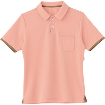 HEARTGREEN ポロシャツ V-CAT ITEM サーモンピンク HM2159シリーズ - カーシーカシマ