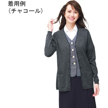ENJOY カーディガン ロング丈 グリーン EWG317シリーズ - カーシーカシマ