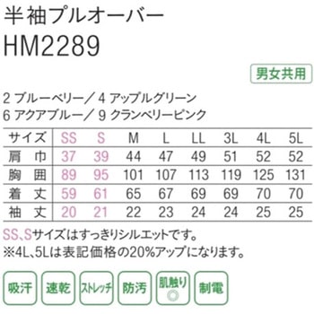 HEARTGREEN ポロシャツ SIDE MESH POLO ブルーベリー HM2289シリーズ - カーシーカシマ