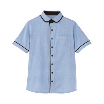 HEARTGREEN 半袖ニットシャツ KNITTI SHIRT WAFFLE 青空 HM2659シリーズ カーシーカシマ