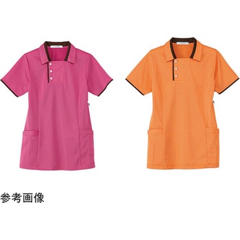 HEARTGREEN ロングポロシャツ AIR THROUGH POLO バラ園 HM2829シリーズ カーシーカシマ