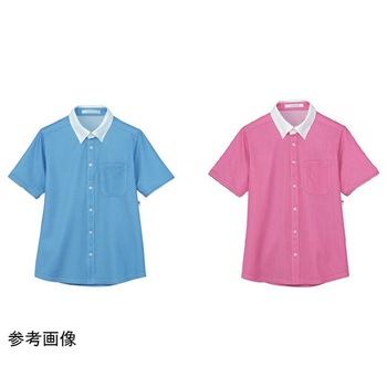 HEARTGREEN シャツブラウス TROMPE-L'OEIL KNITTI 青空 HM2839シリーズ カーシーカシマ