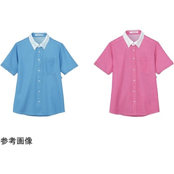 HEARTGREEN シャツブラウス TROMPE-L'OEIL KNITTI 青空 HM2839シリーズ カーシーカシマ