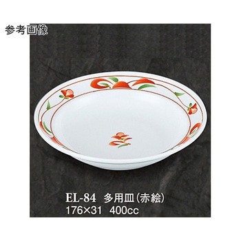 多用皿 赤絵 ELー84シリーズ スリーライン
