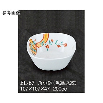 角小鉢 色絵丸紋 ELー67シリーズ - スリーライン