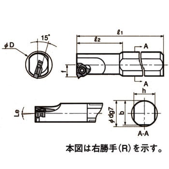 タンガロイ SNR0013L11 内径用TACバイト 【1本】-