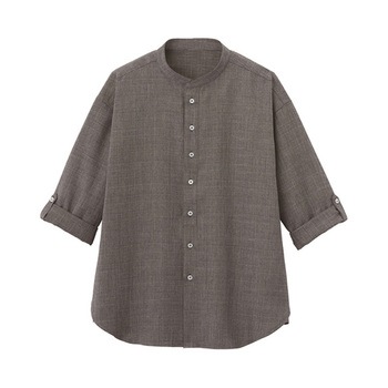 HEARTGREEN シャツ Scandinavian Pattern Collection グレー HSY010シリーズ カーシーカシマ