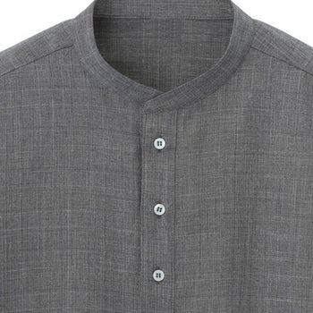 HEARTGREEN シャツ Scandinavian Pattern Collection グレー HSY010シリーズ カーシーカシマ