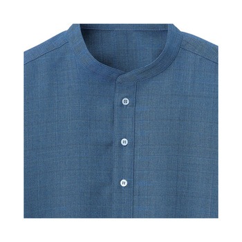 HEARTGREEN シャツ Scandinavian Pattern Collection ブルー HSY010シリーズ カーシーカシマ