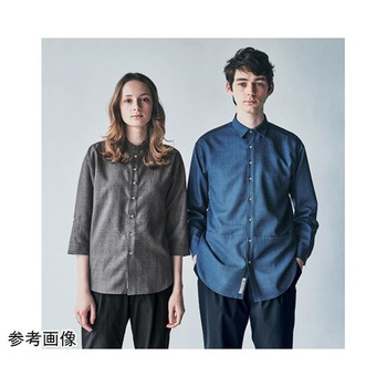 HEARTGREEN シャツ Scandinavian Pattern Collection ブルー HSY010シリーズ カーシーカシマ