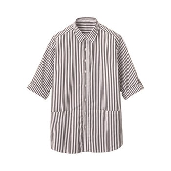 HEARTGREEN ロングシャツ Scandinavian Pattern Collection ブラック HSY014シリーズ カーシーカシマ