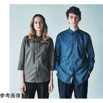 HEARTGREEN シャツブラウス Scandinavian Pattern Collection グレー HWY011シリーズ カーシーカシマ
