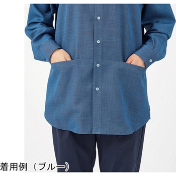 HEARTGREEN シャツブラウス Scandinavian Pattern Collection ブルー HWY011シリーズ - カーシーカシマ