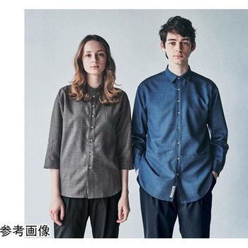 HEARTGREEN シャツ Scandinavian Pattern Collection グレー HSY010シリーズ カーシーカシマ