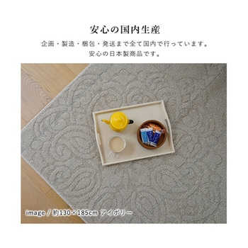 洗えるラグ ノイル グレー 13285696シリーズ スミノエ