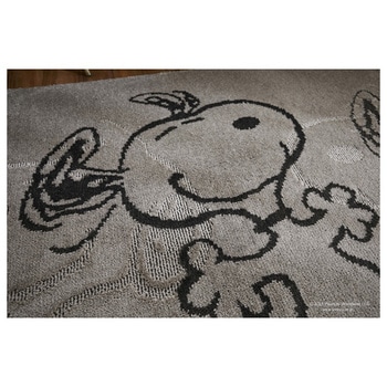 PEANUTS ラグ サパータイム グレージュ 13475762シリーズ スミノエ