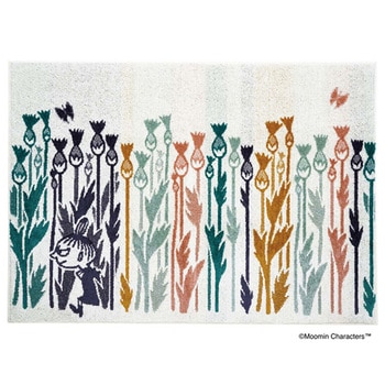 MOOMIN ラグ リトルミイワイルドフラワー 130×185cm 13476017シリーズ スミノエ