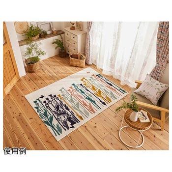 MOOMIN ラグ リトルミイワイルドフラワー 130×185cm 13476017シリーズ スミノエ