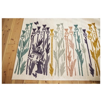 MOOMIN ラグ リトルミイワイルドフラワー 130×185cm 13476017シリーズ スミノエ