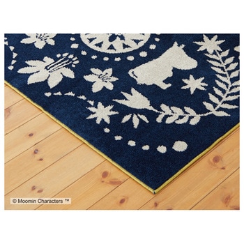 MOOMIN ラグ フォークライン 130×185cm 13473182シリーズ スミノエ