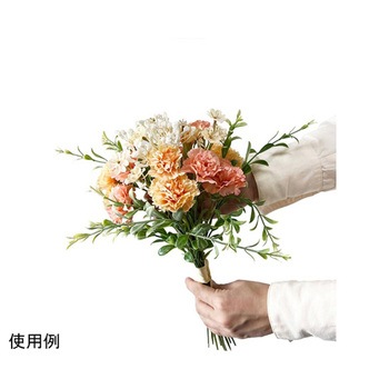カーネーションブーケ 幅20cm 造花 33-48-1シリーズ アズワン