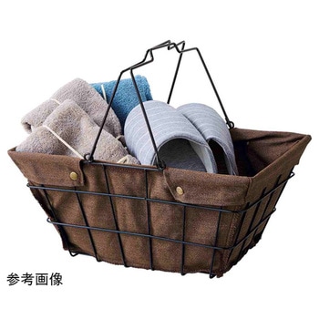ワイヤーファブリックバスケット 買い物かご 61-784-43シリーズ アズワン