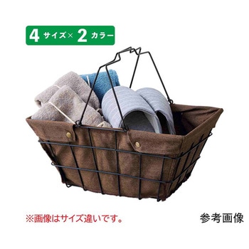 ワイヤーファブリックバスケット 買い物かご 61-784-43シリーズ アズワン
